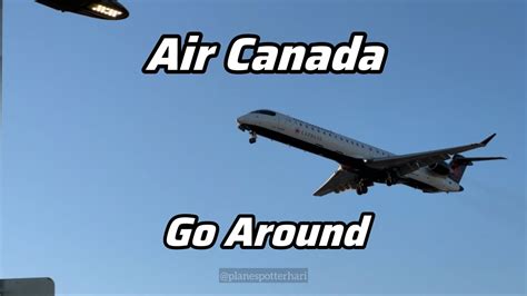 air canada go around.